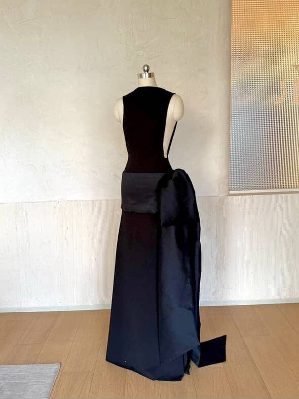 Kelsey Merritt's custom Vania Romoff gown for the Gold Gala 2025